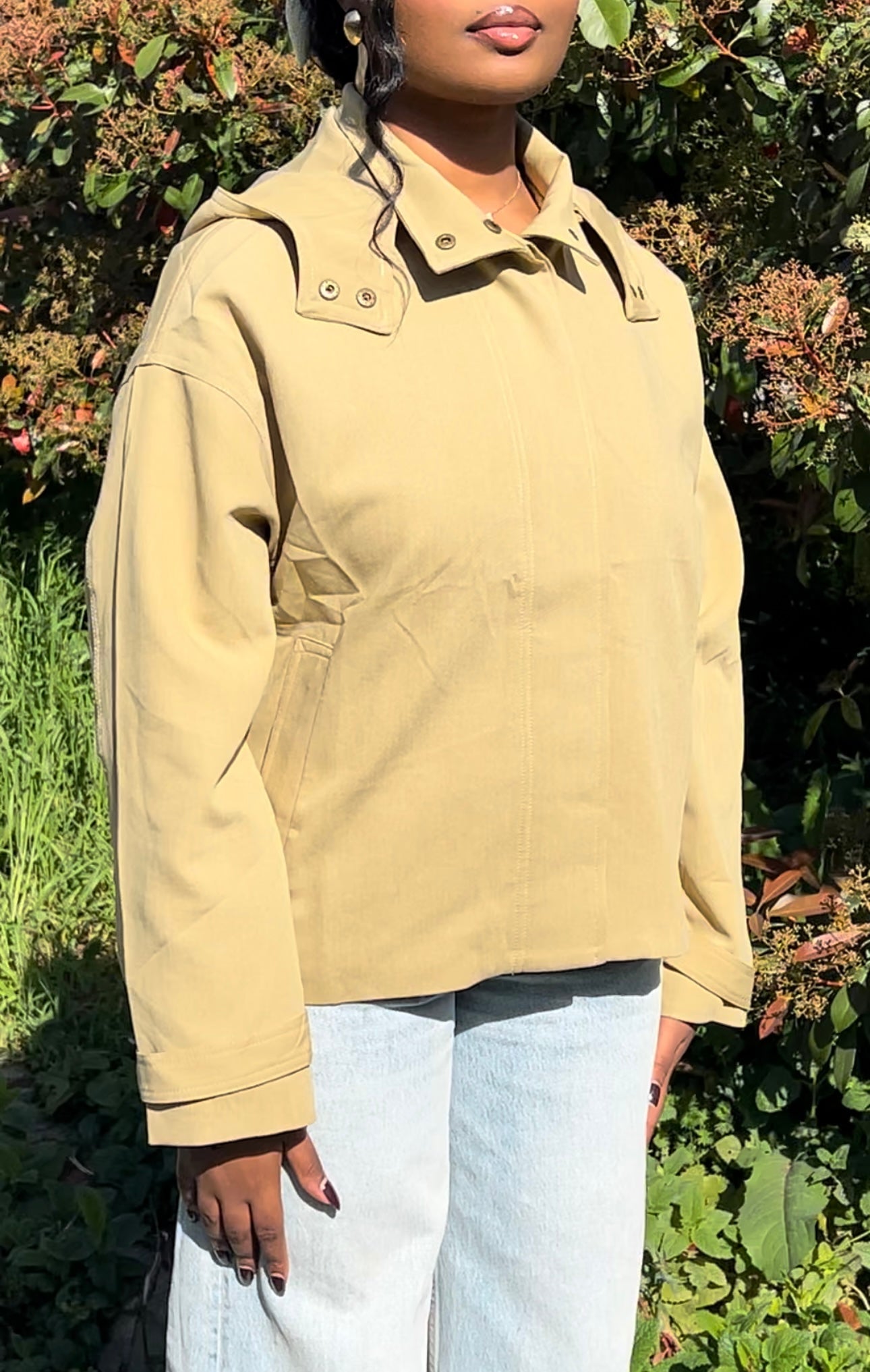 Veste col montant